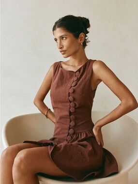 SABO Alfresco Dress - Chocolate